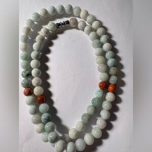 Elegant Jade Beaded Necklace